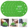 Lothee 5 Pcs Rock Slab Grinding Disc, 4 Inch Glass