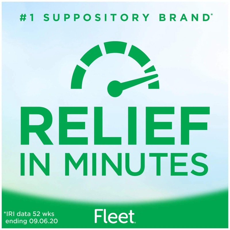 Fleet Glycerin Fleet Adult Glycerin Suppositories 50-Count (2-Pack)