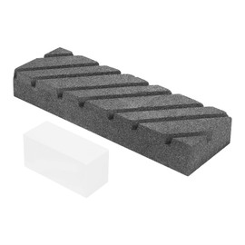 Dual Grit Coarse/Fine Flattening Stone Set - Two Sharpening Flattener - Whetstone Fixer with Grooves