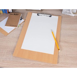 Hardboard Office Clipboard with Low Profile Clip (11 x 16.8 in)