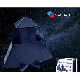 Magna-Tiles Rare Solid BLACK  Magna-Tiles  32-Piece Black toy set  (15032)