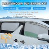 T TGBROS Car Window Shades for Chrysler Pacifica 2017-2025 Windshield