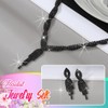 Brishow Rhinestone Bridal Jewelry Set for Wedding Necklaces and Earrings