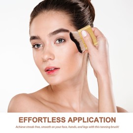 2 in 1 Tanning Mitts Self Tanner Mitt Applicator Self Tanning Mitt and Brush,Tanning Gloves for Self Tan Mitt Applicator Kit Self Tanner Brush Self Tanning Kit for Lotion,Sunless,Spray Tan,Face,Body