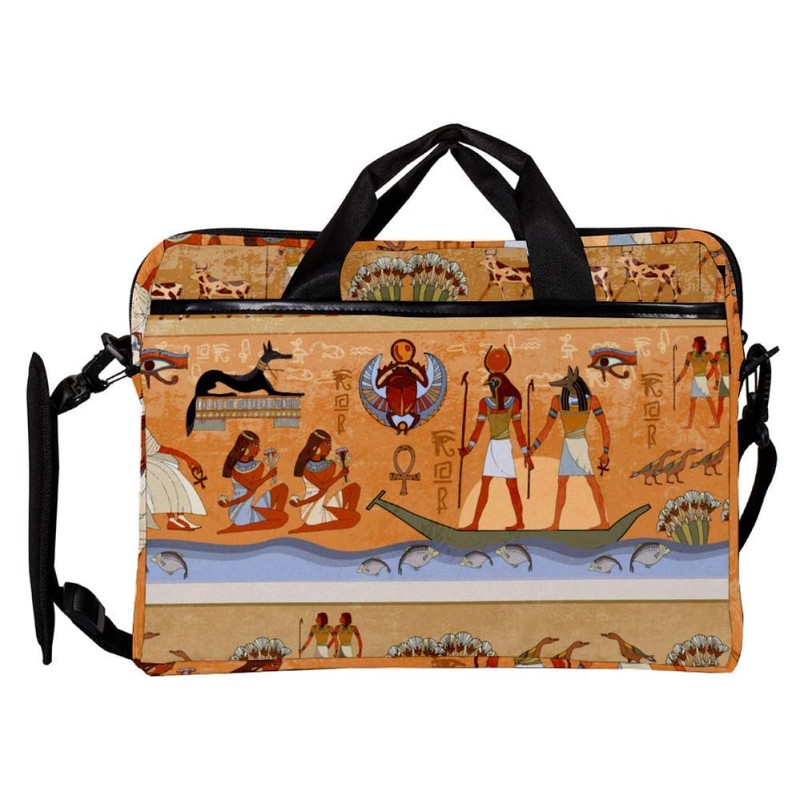 Lightweight 15 inch Laptop Bag Business Messenger Briefcases Ancient Indians