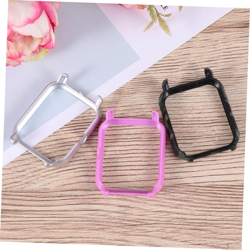 WOONEKY Pcs Protective Watch Cover TPU Case for Smart Watch