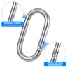 2pcs 4 Inch Carabiner Clip Oval Carabiner Clip Heavy Duty