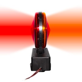 LifeSupplyUSA LED Magnetic Towing Trailer Tow Light Tail Light Haul Kit for Auto, Boat, RV, Trailer (2-Pack)