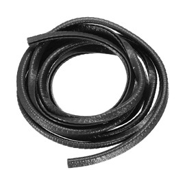 METALLIXITY Edge Trim (Fits 1/64"-1/16" Edge 8.2Ft/2.5Meter Length), U Shape Rubber Edge Seal Trims Protector Edge Guards with Metal Clips - for Car Door, Black