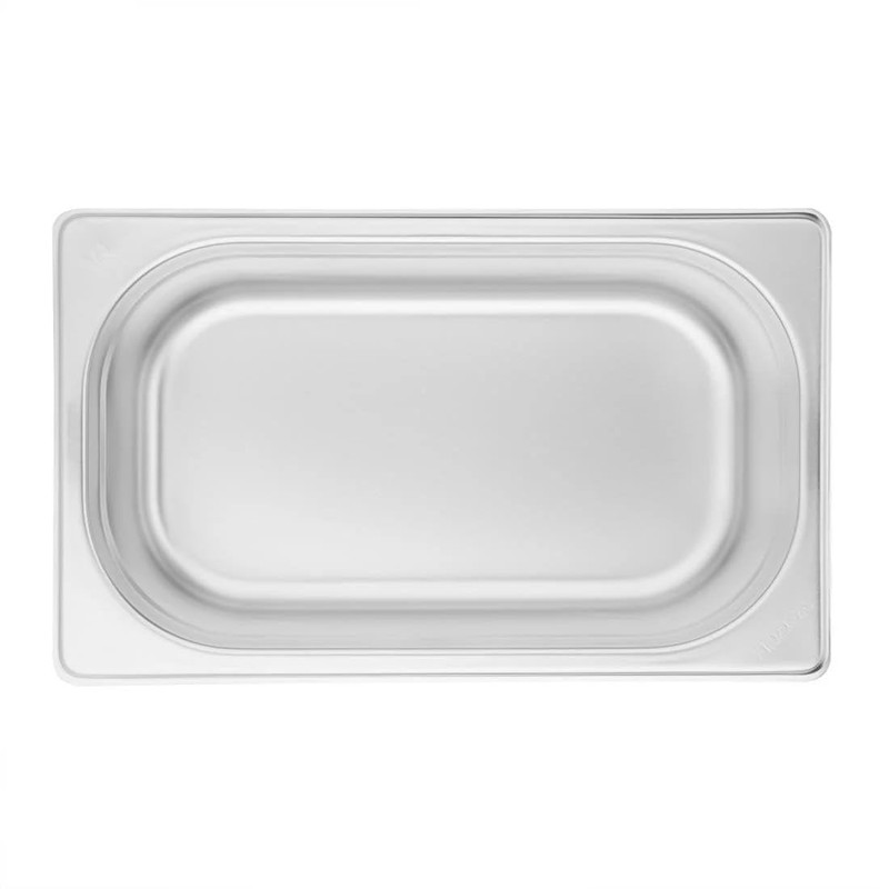 Vogue Stainless Steel1/4 Gastronorm Pan 2.5Ltr/100mm Deep Food Container