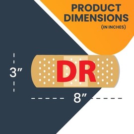 Magnet Me Up DR Band Aid Magnet Decal, 3x8 Inches Heavy Duty Automotive Magnet for Car Truck SUV
