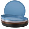 Deep Dinner Plates Set of 8 – Durable & Lightweight
