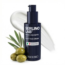 Serlino Lab Face Cream – Moisturizer with Retinol and Hyaluronic Acid, Refreshing Effect, Reduces Wrinkles and Dark Spots, Improves Skin Elasticity and Radiance