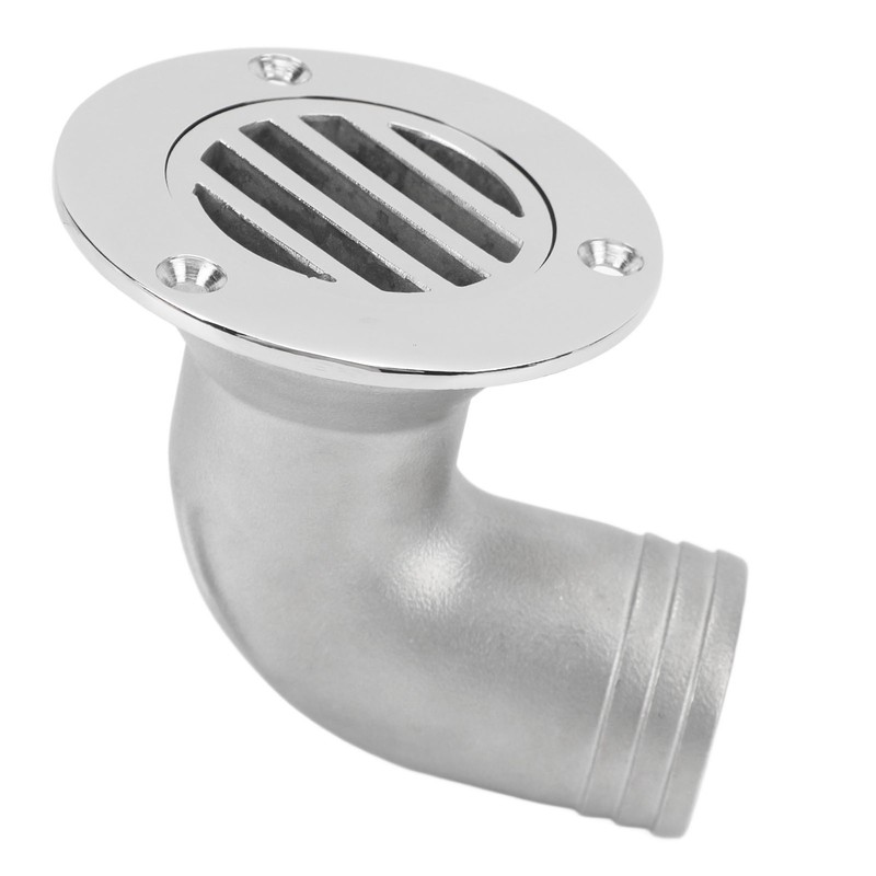 Boat Deck Drain 90 Degree Elbow 316 Stainless Steel Split