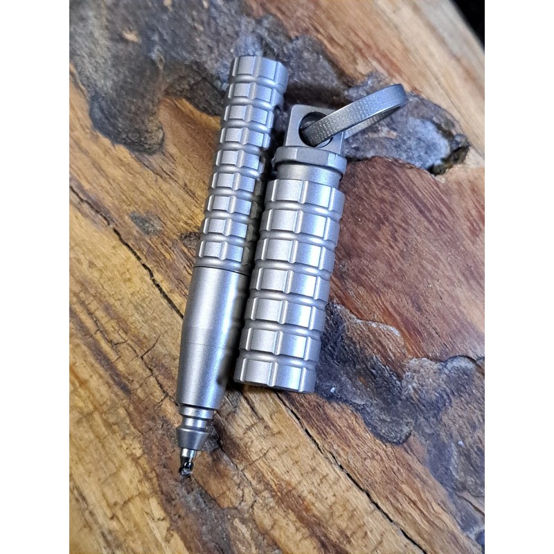 Unbranded Pro Series Mini Titanium Quick-Release Ball Point Pen.