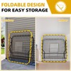 Shopsource Baseball Rebounder Net, 4x4.5FT Volleyball Pitchback Rebound with 3