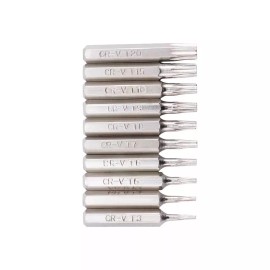 Torx 4mm Screwdriver Bits Set T3 T4 T5 TR6 T7 T8 T9 T10 T15 T20H Mobile Repair