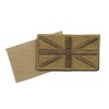 Badge Union Jack Cloth Badge Embroidered Sand Backing R741