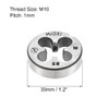 sourcing map Metric Round Die Machines Left Hand Thread Alloy
