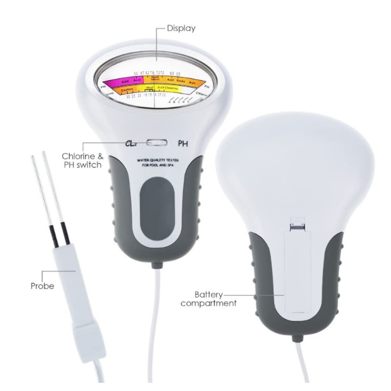 PH Meter CL2 and PH Water Tester High Accuracy Water