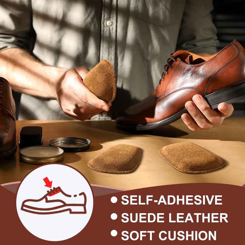 Shyyween 3 Pairs Shoe Tongue Pads Soft Self Adhesive Inserts
