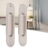 Sliding Door Handles Set Smoothing Surfaces Aluminum Alloy Closet Door