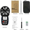HoldPeak Handheld Anemometer Barometer, Weather Meter for Wind Speed, Temperature,