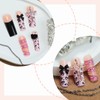 MISUD Press on Nails Long Square Fake Nails Glossy Glue