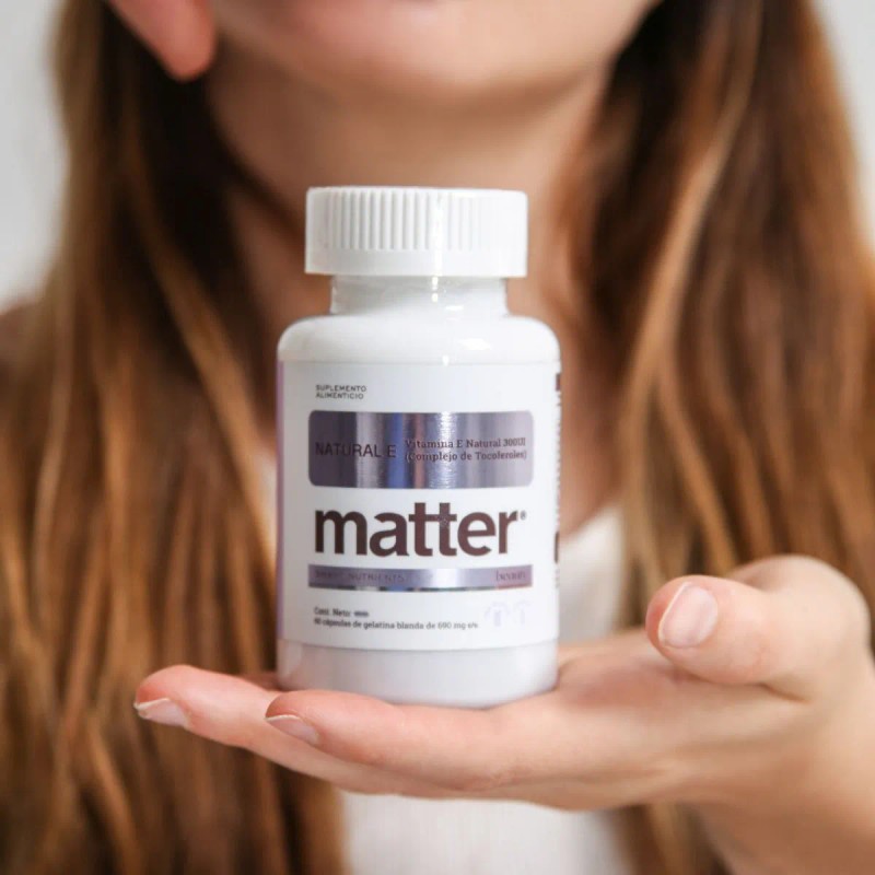 Natural E Matter Vitamina E 90 Capsulas Antioxidante Antiage N/a