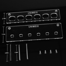 UNIMEIX 6 Pack Blending Brush for Card Making Crafting Ink Blender Brushes Set Tool Paper Background Brush Drawing