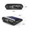 Car Wireless HUD Headup Display Solar GPS Digital Speedometer with