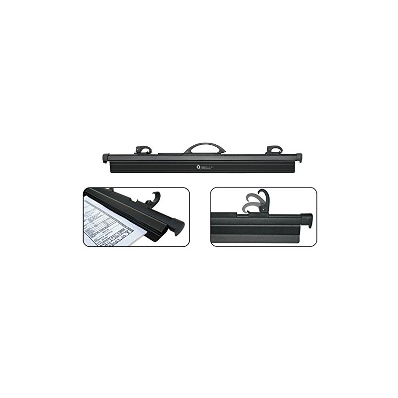 Hang-A-Plan, 24-30 Inches Quickfile Hanging Clamp, Black, Holds up to