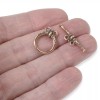 TierraCast 1 Set Copper Heirloom Two Strand Toggle Clasp, TierraCast