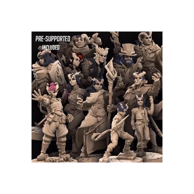 Bite the Bullet Tiefling Warlock by Bite the Bullet 3D