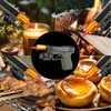 (1No Fuel Included) Windproof Butane Lighter Refillable Torch Ligher For