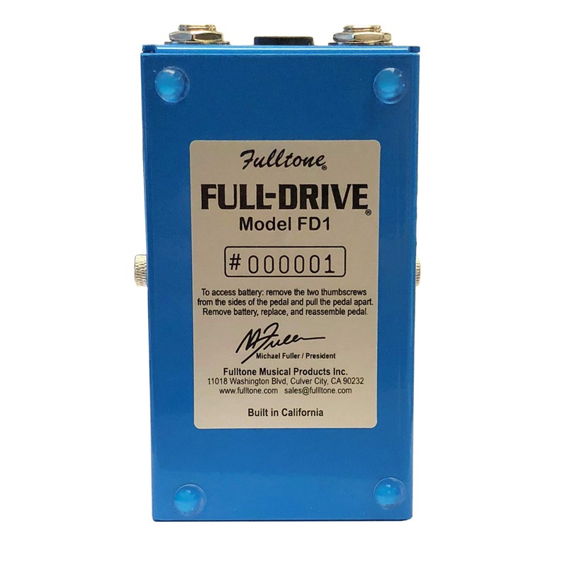 Fulltone Full-Drive 1 Overdrive Pedal
