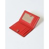 Hazzys (신세계센텀점)NOMAD레드 퍼피로고 플랫 카드지갑 HIHO5E134R2 (NOAMAD) Red Puppy Logo