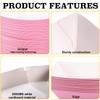 Incisite 200 Pcs Paper Food Trays, 2 Lb, Pink