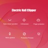 Akozon Electric Nail File USB Charging Automatic Intelligent Care Drill