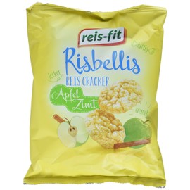 reis-fit Risbellis Rice Cracker Apple & Cinnamon Pack of 4 (4 x 40 g)