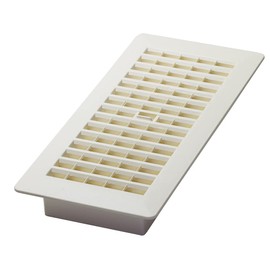 Decor Grates PL410-AL 4-Inch by 10-Inch Plastic Floor Register, Almond