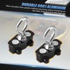 NICECNC 2PCS Lock Tie Down Anchors Aluminum Compatible with Can