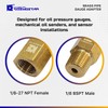 Cosmostar 1/8 BSPT Male to 1/8-27 NPT Female Gauge Adapter