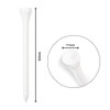 83mm 3 1/4" White Wooden Golf Tees Large Big Tee
