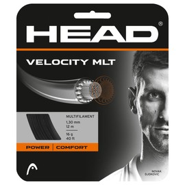 HEAD Unisex Adult Velocity MLT Tennis String Set - Black, 1.40mm/15g