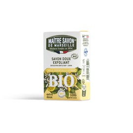 Maitre Savon de Marseille Savon de Marseille Savon de Exfoliant Biot 3.5 oz (100 g) (Lemon)
