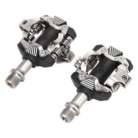 Clipless Pedals, 515mm² Mountain Bike Pedals Double Sided Available for Shimano for SPD MTB Pedal System