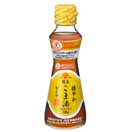 Tokuho Kadoya Oil Healthy Sesame Oil, 6.7 oz (196 g) x 2 Packs