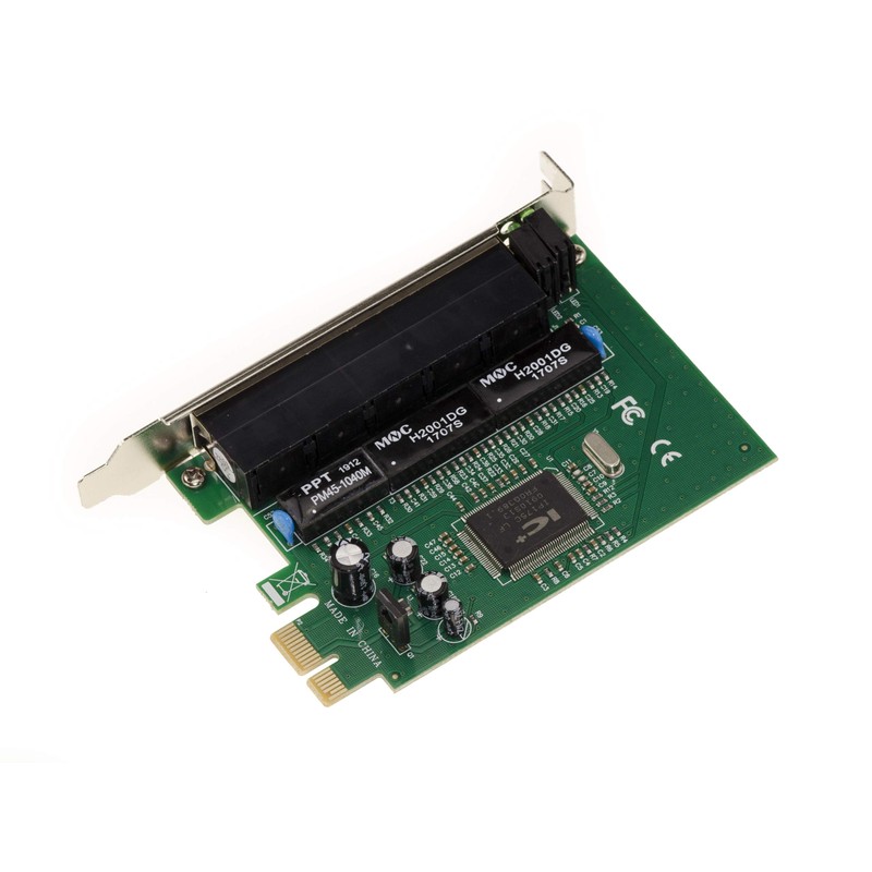 KALEA-INFORMATIQUE PCIe Switch Ethernet Card with Chipset IC Plus IP175-5