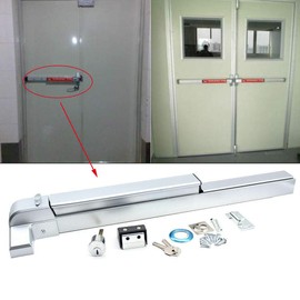 Commercial Door Push Bar Panic Exit Lock Device Heavy Duty Stainless Steel Emergency Exit Bar Hardware Latches